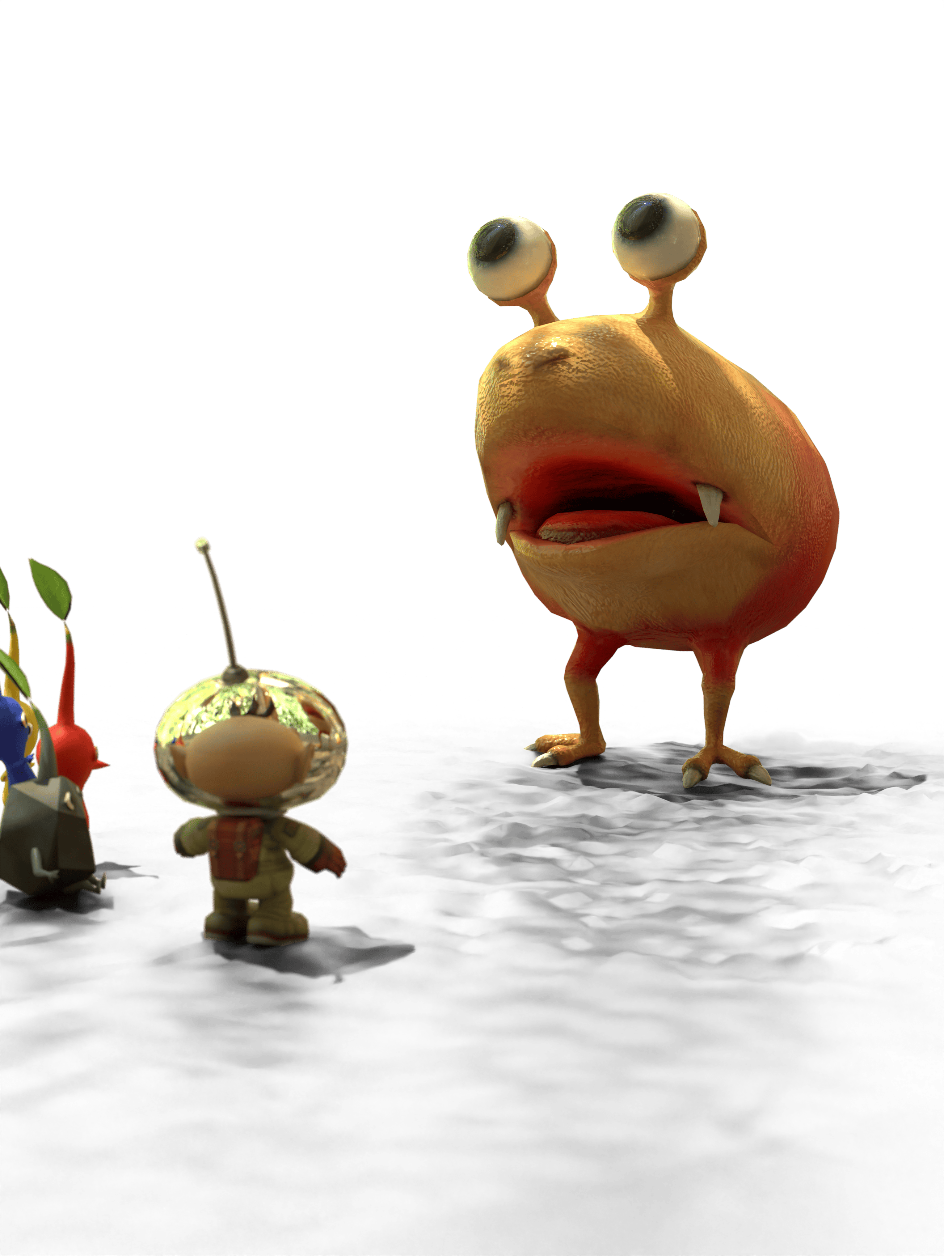 Saída da imagem gerada pelo Blender, sem tratamentos adicionais